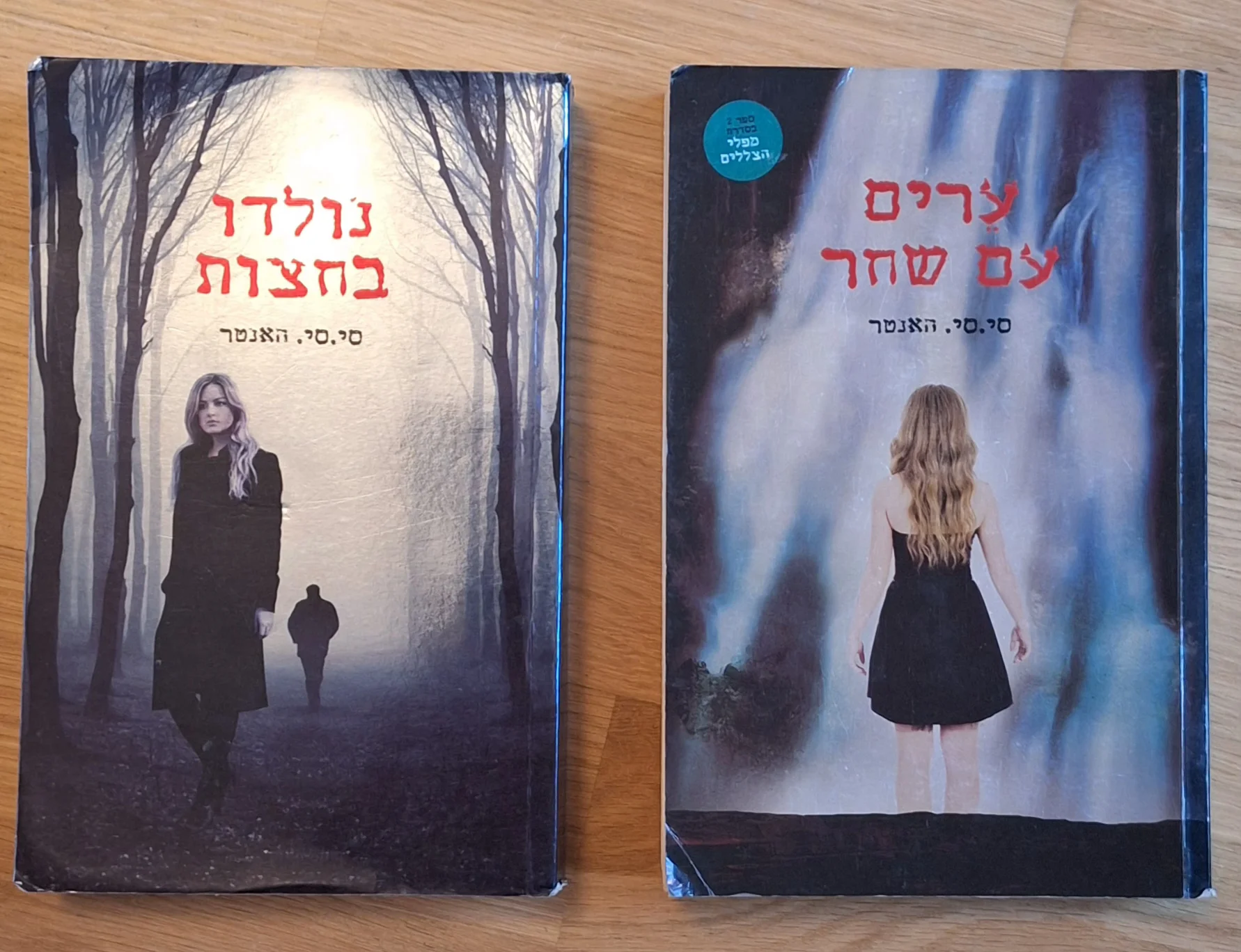 שני ספרים מסדרת מפלי הצללים (ספר 1, ספר 2)